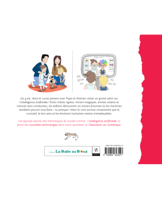 Lot de 3 livres : Les aventures d’Alice et Lucas – Télétravail, voyages, écologie, vacances & intelligence artificielle